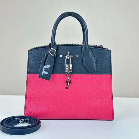 Louis Vuitton Bi-Color Leather City Streamer BB Shoulder Bag - Picture 1 of 7